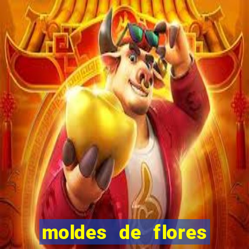 moldes de flores gigantes para imprimir